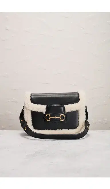 Gucci Shearling Horsebit 1955 Shoulder Bag | Thumbnail 2 Gucci Shearling Horsebit 1955 Shoulder Bag | Thumbnail 2