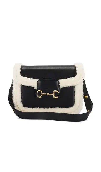 Gucci Shearling Horsebit 1955 Shoulder Bag | Thumbnail 1 Gucci Shearling Horsebit 1955 Shoulder Bag | Thumbnail 1