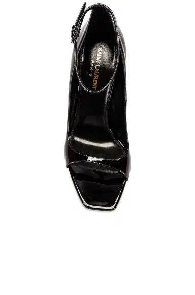 Saint Laurent Tower Opyum Ankle Strap Heels | Thumbnail 4 Saint Laurent Tower Opyum Ankle Strap Heels | Thumbnail 4