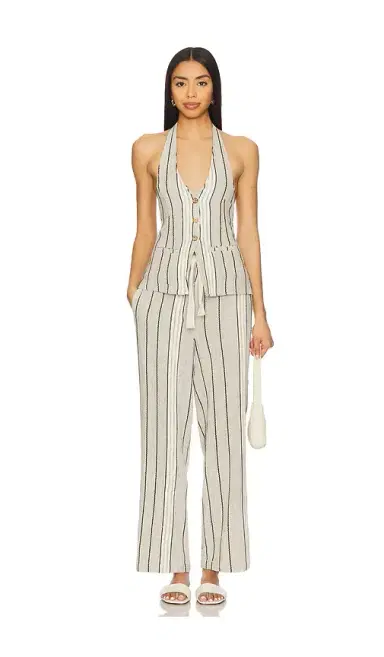 Free People x free-est Take Me To Paris Striped Set In Rocky Stripe | Thumbnail 1 Free People x free-est Take Me To Paris Striped Set In Rocky Stripe | Thumbnail 1