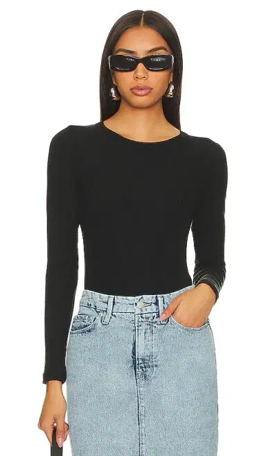 PISTOLA Bailey Long Sleeve Crew Neck Bodysuit | Thumbnail 1 PISTOLA Bailey Long Sleeve Crew Neck Bodysuit | Thumbnail 1