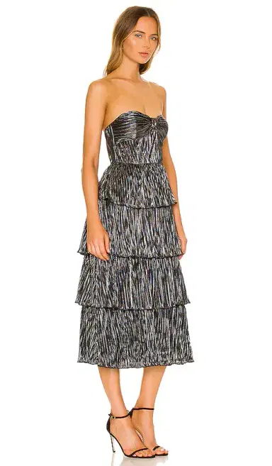 Lovers and Friends Mya Midi Dress | Thumbnail 2 Lovers and Friends Mya Midi Dress | Thumbnail 2