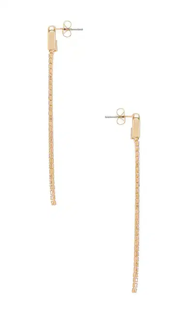 Ettika Double Chain Drop Earring | Thumbnail 2 Ettika Double Chain Drop Earring | Thumbnail 2