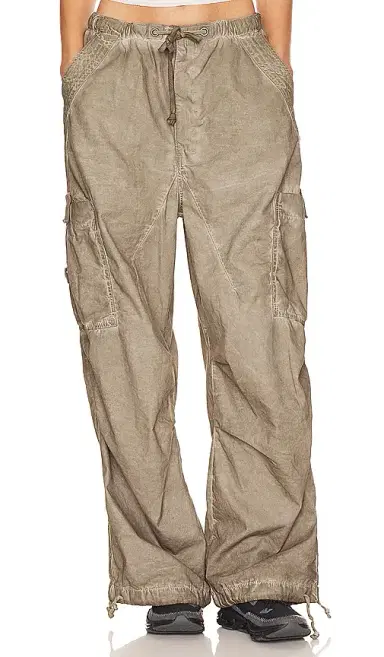 Jaded London Oil Wash Parachute Pants | Thumbnail 1 Jaded London Oil Wash Parachute Pants | Thumbnail 1