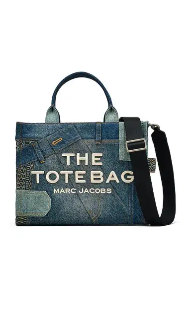 Marc Jacobs The Deconstructed Denim Medium Tote Bag | Thumbnail 1 Marc Jacobs The Deconstructed Denim Medium Tote Bag | Thumbnail 1