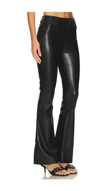 Free People x We The Free Level Up Faux Leather Slit Bootcut | Thumbnail 2 Free People x We The Free Level Up Faux Leather Slit Bootcut | Thumbnail 2