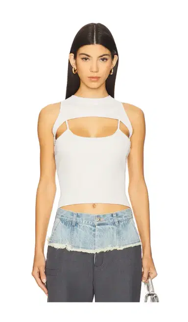 PRIVATE POLICY Mesh Harness Tank Top | Thumbnail 1 PRIVATE POLICY Mesh Harness Tank Top | Thumbnail 1