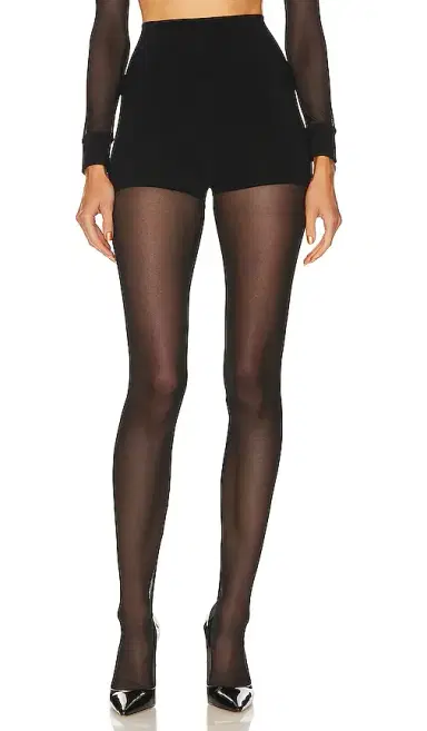 Norma Kamali x REVOLVE Legging With Mesh Bottom Footsie | Thumbnail 1 Norma Kamali x REVOLVE Legging With Mesh Bottom Footsie | Thumbnail 1