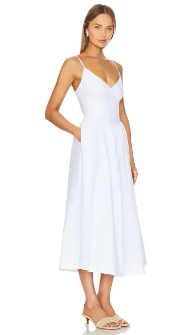 NICHOLAS Becker Princess Waist Midi Dress | Thumbnail 2 NICHOLAS Becker Princess Waist Midi Dress | Thumbnail 2
