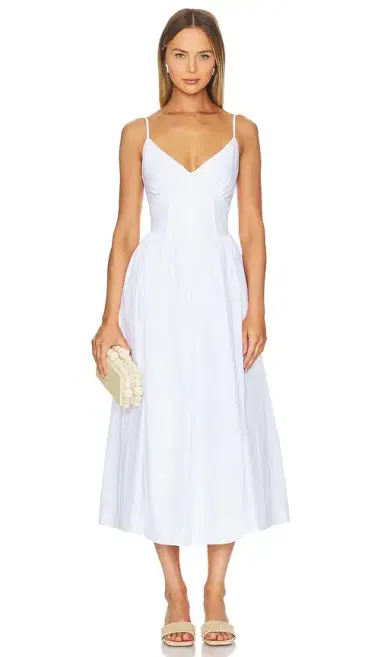 NICHOLAS Becker Princess Waist Midi Dress | Thumbnail 1 NICHOLAS Becker Princess Waist Midi Dress | Thumbnail 1