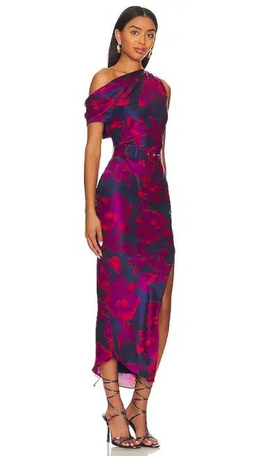 NICHOLAS Calantha Off Shoulder Midi Dress | Thumbnail 2 NICHOLAS Calantha Off Shoulder Midi Dress | Thumbnail 2