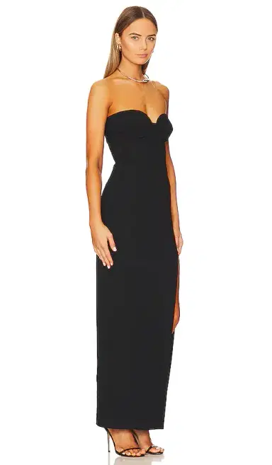 NICHOLAS Pernille Bustier Gown W/ Slit | Thumbnail 2 NICHOLAS Pernille Bustier Gown W/ Slit | Thumbnail 2