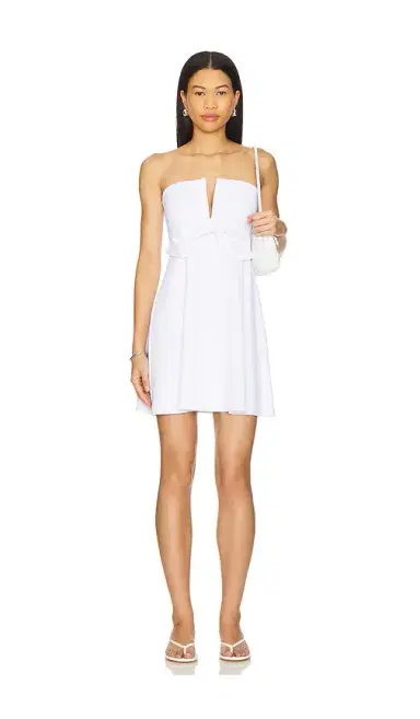 susana monaco V Wire Bow Dress | Thumbnail 1 susana monaco V Wire Bow Dress | Thumbnail 1