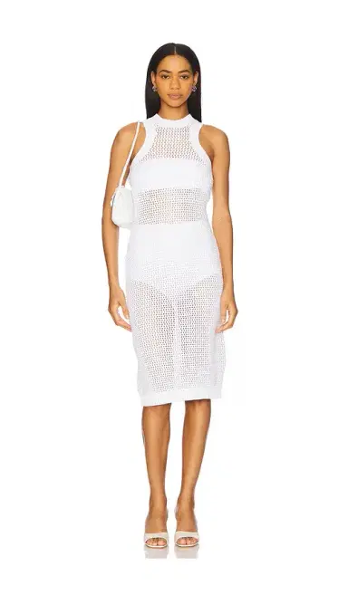 susana monaco Netting Racer Tank Dress | Thumbnail 1 susana monaco Netting Racer Tank Dress | Thumbnail 1