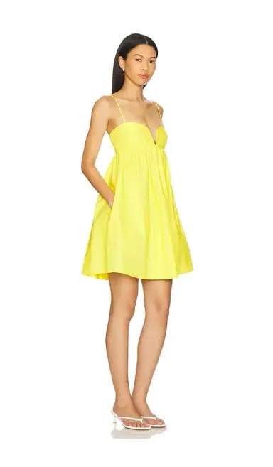 Susana Monaco Poplin Lace Up Back V Wire Dress | Thumbnail 2 Susana Monaco Poplin Lace Up Back V Wire Dress | Thumbnail 2