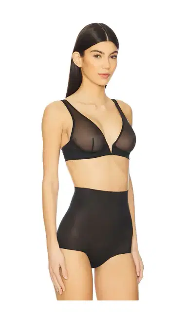 Commando Chic Mesh Plunge Underwire Bra | Thumbnail 2 Commando Chic Mesh Plunge Underwire Bra | Thumbnail 2