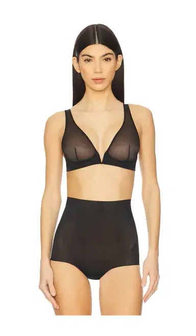 Commando Chic Mesh Plunge Underwire Bra | Thumbnail 1 Commando Chic Mesh Plunge Underwire Bra | Thumbnail 1