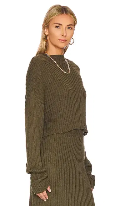 Bobi Cropped Pullover | Thumbnail 2 Bobi Cropped Pullover | Thumbnail 2