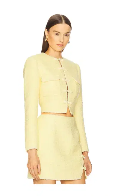 SAU LEE Abbie Tweed Jacket | Thumbnail 2 SAU LEE Abbie Tweed Jacket | Thumbnail 2