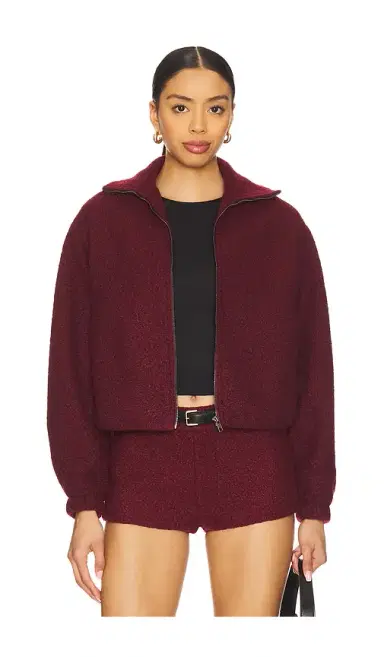 Amanda Uprichard x REVOLVE Como Bomber Jacket | Thumbnail 1 Amanda Uprichard x REVOLVE Como Bomber Jacket | Thumbnail 1