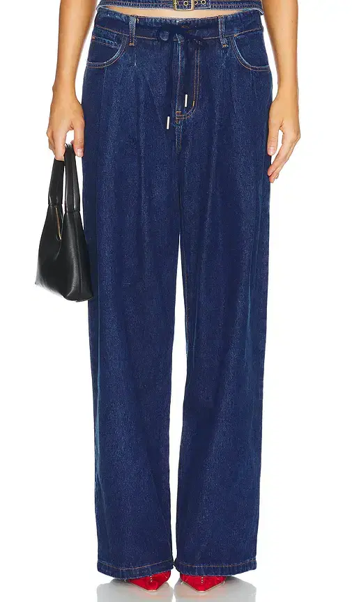 Slouched Tie Up Jeans Slouched Tie Up Jeans