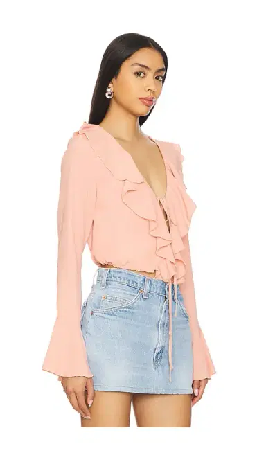MORE TO COME Denise Ruffle Tie Top | Thumbnail 2 MORE TO COME Denise Ruffle Tie Top | Thumbnail 2