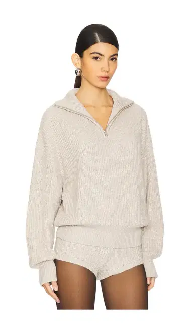 Lovers and Friends Shivani Zip Sweater | Thumbnail 2 Lovers and Friends Shivani Zip Sweater | Thumbnail 2