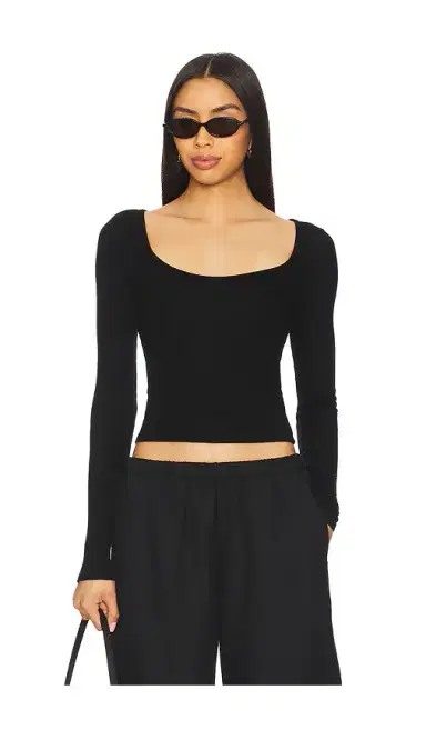 ENZA COSTA Silk Knit Ballet Top | Thumbnail 1 ENZA COSTA Silk Knit Ballet Top | Thumbnail 1