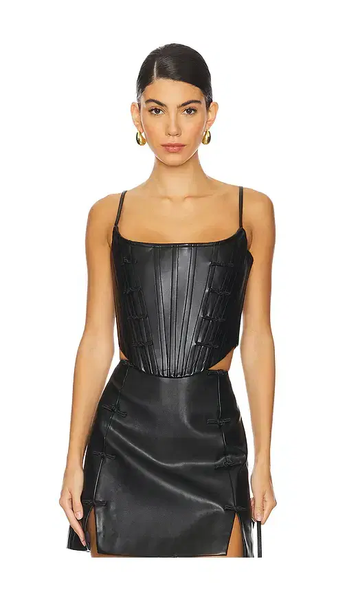 Nadia Faux Leather Corset Nadia Faux Leather Corset