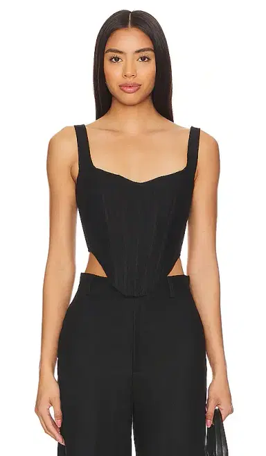 Bardot Linen Corset | Thumbnail 1 Bardot Linen Corset | Thumbnail 1