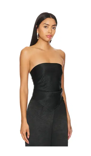 Enza Costa Textured Satin Scarf Top | Thumbnail 2 Enza Costa Textured Satin Scarf Top | Thumbnail 2