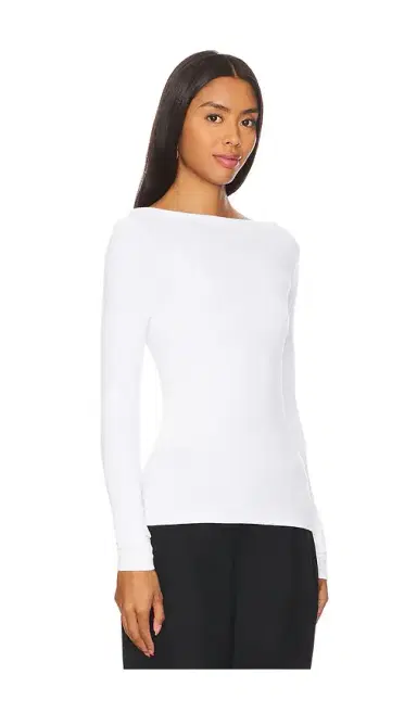 Enza Costa Silk Knit Boat Neck | Thumbnail 2 Enza Costa Silk Knit Boat Neck | Thumbnail 2