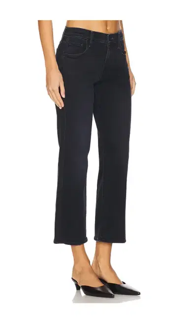 MOTHER Petite Lil' Mid Rise Zip Rambler Jeans | Thumbnail 2 MOTHER Petite Lil' Mid Rise Zip Rambler Jeans | Thumbnail 2