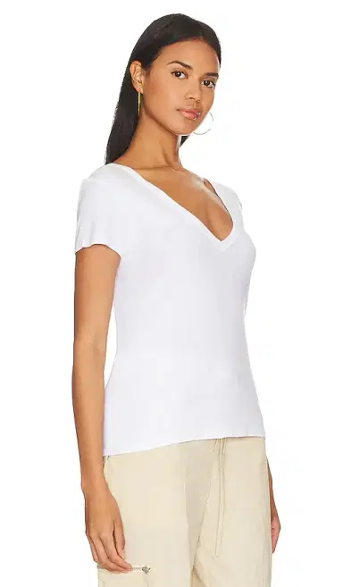 ENZA COSTA Perfect V Neck Top | Thumbnail 2 ENZA COSTA Perfect V Neck Top | Thumbnail 2
