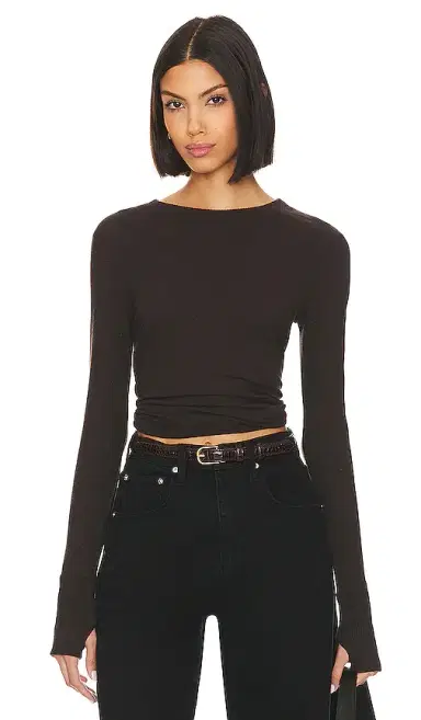 ENZA COSTA Cashmere Easy Cuffed Crew | Thumbnail 1 ENZA COSTA Cashmere Easy Cuffed Crew | Thumbnail 1