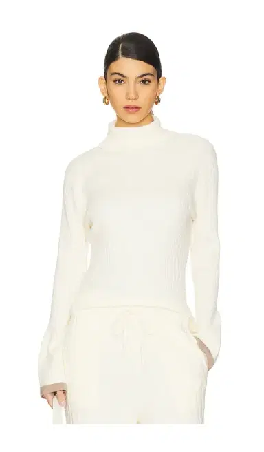 Varley Ravena Rib Knit High Neck Top | Thumbnail 1 Varley Ravena Rib Knit High Neck Top | Thumbnail 1