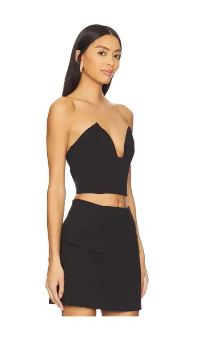 Bardot Delphi Strapless Crop Top | Thumbnail 2 Bardot Delphi Strapless Crop Top | Thumbnail 2