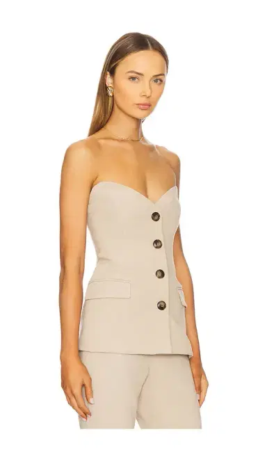 Bardot Kylian Button Front Top | Thumbnail 2 Bardot Kylian Button Front Top | Thumbnail 2