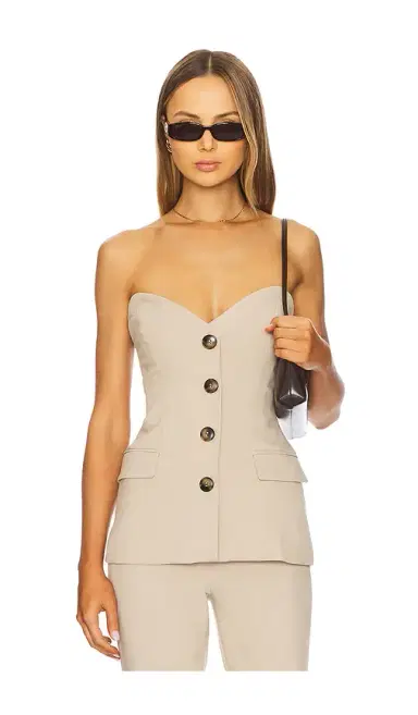 Bardot Kylian Button Front Top | Thumbnail 1 Bardot Kylian Button Front Top | Thumbnail 1