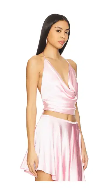 Bardot Andreama Satin Halter Top | Thumbnail 2 Bardot Andreama Satin Halter Top | Thumbnail 2
