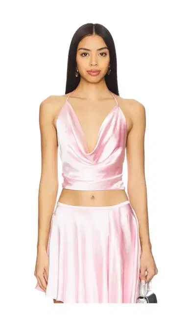 Bardot Andreama Satin Halter Top | Thumbnail 1 Bardot Andreama Satin Halter Top | Thumbnail 1