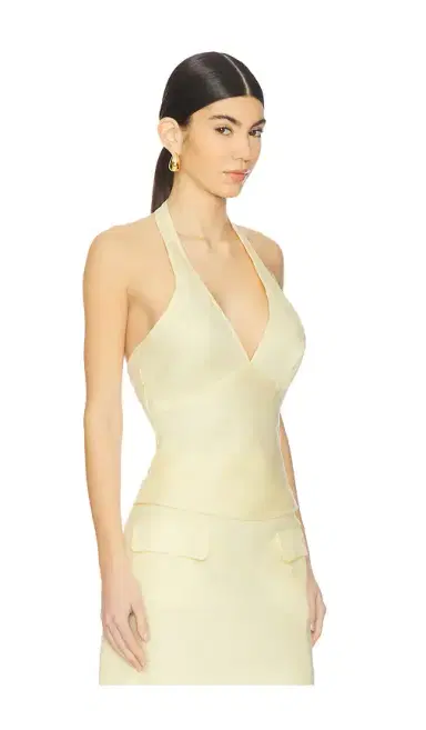 Bardot Paola Halter Linen Top | Thumbnail 2 Bardot Paola Halter Linen Top | Thumbnail 2