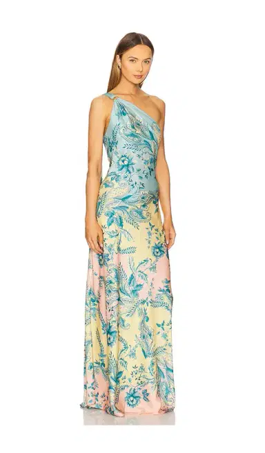 Hemant & Nandita One Shoulder Long Dress | Thumbnail 2 Hemant & Nandita One Shoulder Long Dress | Thumbnail 2