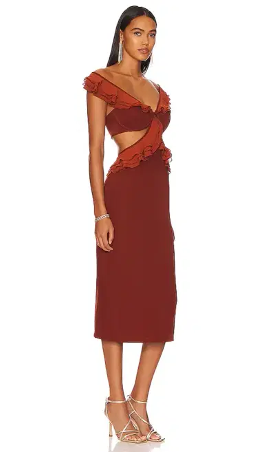 Andrea Iyamah x REVOLVE Leni Midi Dress | Thumbnail 2 Andrea Iyamah x REVOLVE Leni Midi Dress | Thumbnail 2