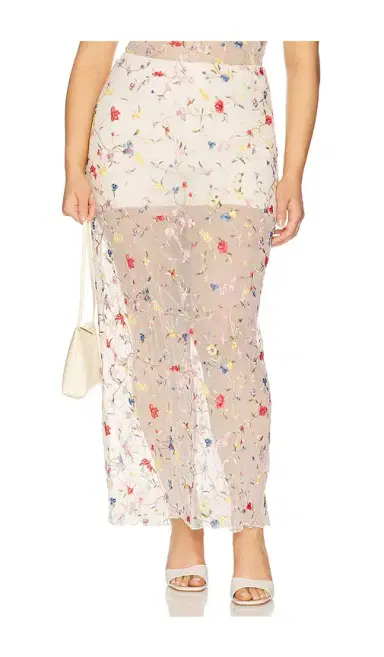 L'Academie Loreen Midi Skirt | Thumbnail 2 L'Academie Loreen Midi Skirt | Thumbnail 2