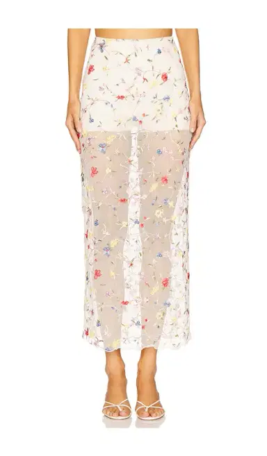 L'Academie Loreen Midi Skirt | Thumbnail 1 L'Academie Loreen Midi Skirt | Thumbnail 1