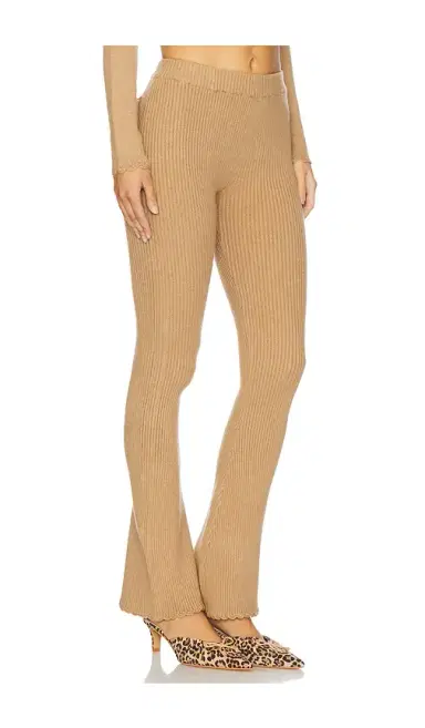 Frankies Bikinis X Bella Hadid Texas Ribbed Knit Pant | Thumbnail 2 Frankies Bikinis X Bella Hadid Texas Ribbed Knit Pant | Thumbnail 2