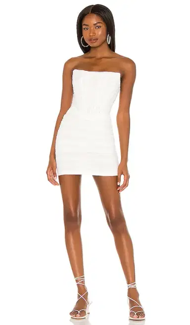 superdown Sonya Bustier Mesh Dress | Thumbnail 1 superdown Sonya Bustier Mesh Dress | Thumbnail 1