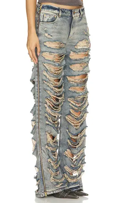 Retrofête Chanti Destroyed Flare Jeans | Thumbnail 2 Retrofête Chanti Destroyed Flare Jeans | Thumbnail 2