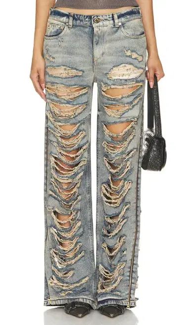 Retrofête Chanti Destroyed Flare Jeans | Thumbnail 1 Retrofête Chanti Destroyed Flare Jeans | Thumbnail 1